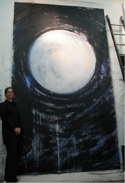Artemis with artist Marta Baricsa