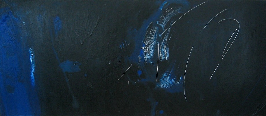 Marta Baricsa Blue calx painting