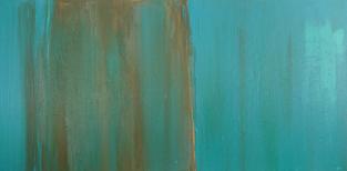 Marta Baricsa surfaces 1 teal painting