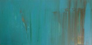 Marta Baricsa surfaces 2 teal painting