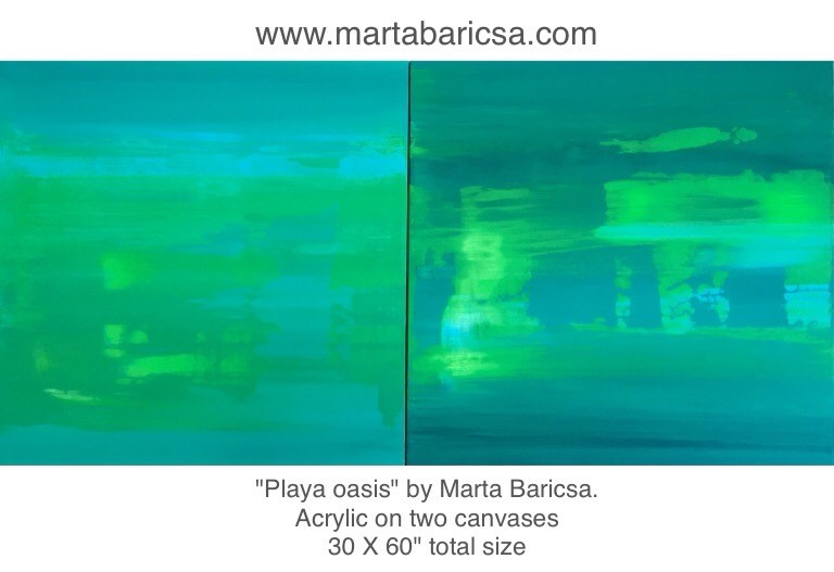 playa oasis by Marta Baricsa sold